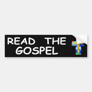 Lees het evangelie bumpersticker
