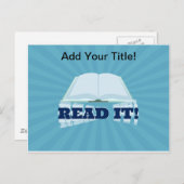 Lees het Go Promotie Uw Boek hier Briefkaart (Voorkant / Achterkant)