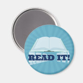 Lees het Go Promotie Uw Boek hier Magneet (Voorkant / Achterkant)