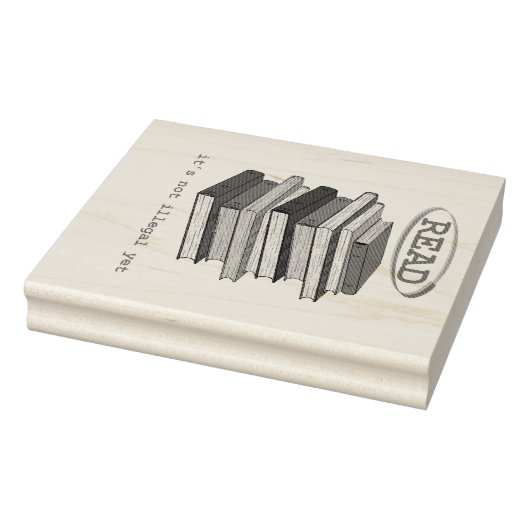 Lees, het is nog niet illegaal rubberstempel (Stempel)