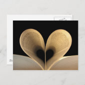 Lees het liefdesboek briefkaart (Voorkant / Achterkant)