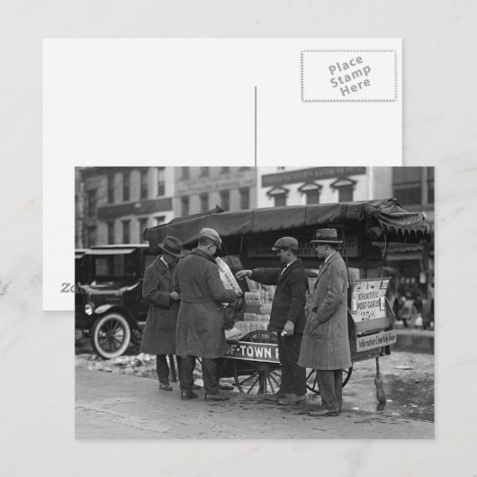 Lees het nieuws uit 1925 briefkaart (Voorkant / Achterkant)