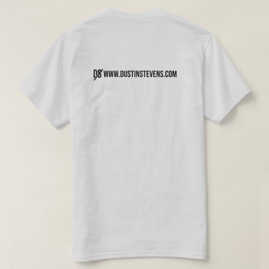 Lees het Shirt Thriller Dustin Stevens (Design achterkant)