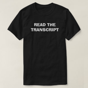 LEES HET TRANSCRIPT T-SHIRT
