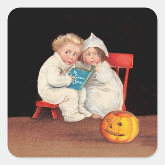 Lees het verhaal van de Scène Vierkante Sticker (Voorkant)