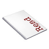 Lees het vuile boek aan mij notitieboek (Rechterzijde)