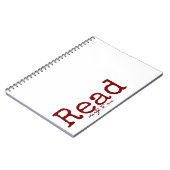 Lees het vuile boek aan mij notitieboek (Linkerzijde)