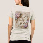 Lees Het Woord Van God Oatmeal Tri-Blend Shirt (Achterkant)