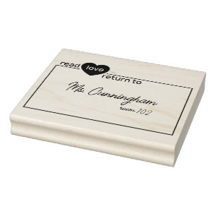 Lees - Houd van - Geef terug aan Rubberstempel