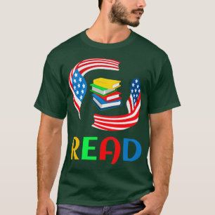 Lees in heel Amerika T-shirt