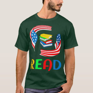 Lees in heel Amerika T-shirt