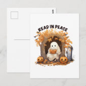 Lees in vrede Boo Geest Briefkaart (Voorkant / Achterkant)