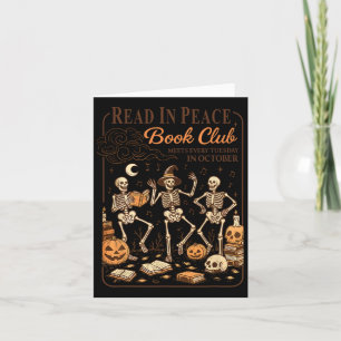 Lees in Vredesboek Club Spooky Lezers van Hallowee Kaart
