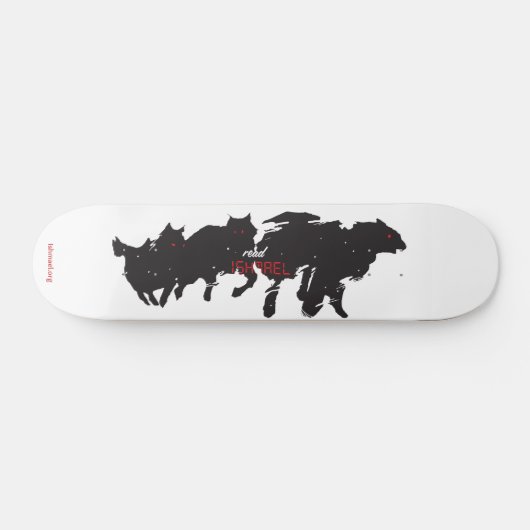 Lees Ishmael Wolves Skareboard Persoonlijk Skateboard (Horizontaal)