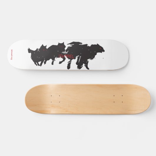 Lees Ishmael Wolves Skareboard Persoonlijk Skateboard (Horizontaal)