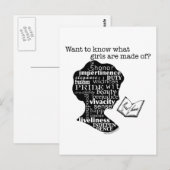 Lees Jane Austen Briefkaart (Voorkant / Achterkant)