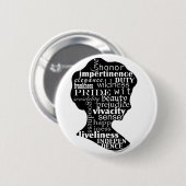 Lees Jane Austen Button (Voorkant /achterkant)
