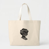 Lees Jane Austen Cameo Grote Tote Bag (Voorkant)
