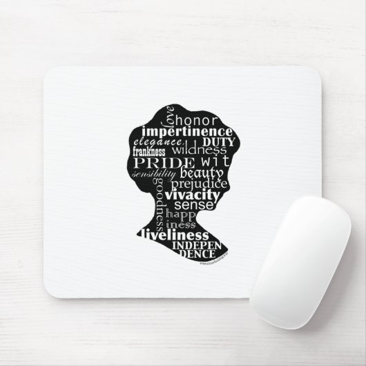 Lees Jane Austen Cameo Muismat (Met muis)