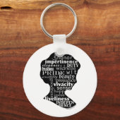 Lees Jane Austen Cameo Sleutelhanger (Voorkant)