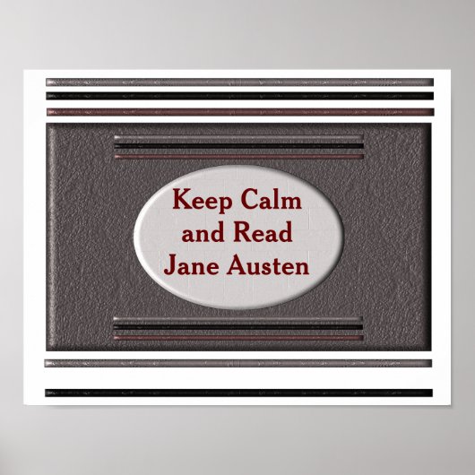 Lees Jane Austen - poster (Voorkant)
