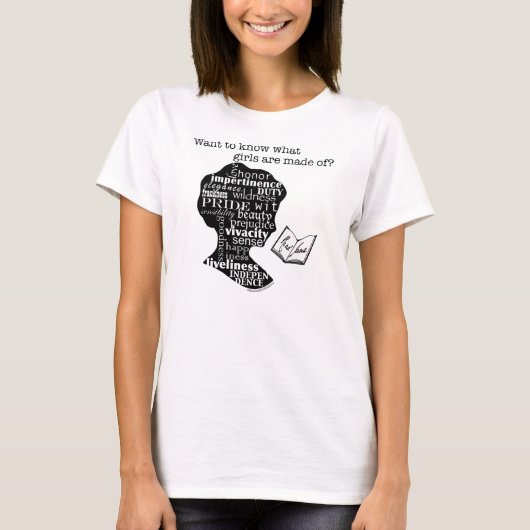 Lees Jane Austen T-Shirt (Voorkant)