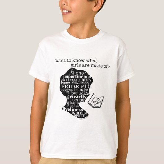 Lees Jane Austen T-shirt (Voorkant)