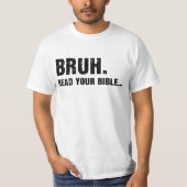 Lees je Bijbel T-shirt (Voorkant)