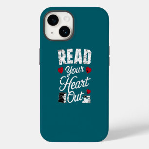 Lees je hart uit Grappig boek lezers  iPhone 14 Hoesje