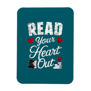 Lees je hart uit grappige boek lezen liefhebbers magneet
