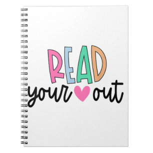 Lees je hart uit Schattig voor leraren Vrouwen Lie Notitieboek