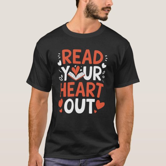Lees je hart uit t-shirt (Voorkant)