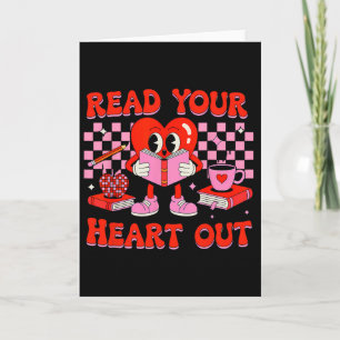 Lees je hart uit valentijnslezingboek kind thee kaart