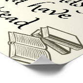 Lees je het als gelezen of gelezen poster? poster (Hoek)