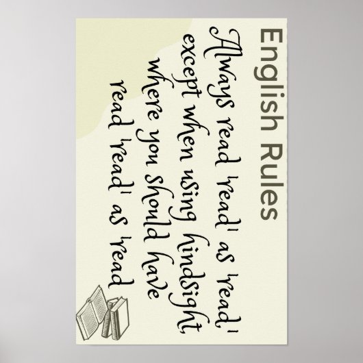 Lees je het als gelezen of gelezen poster? poster (Voorkant)