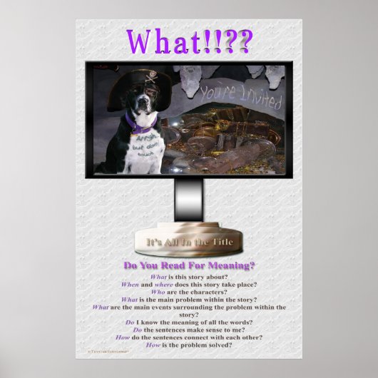 Lees je voor betekenisvol Poster (Voorkant)