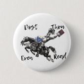 Lees je zelfs wel?, pin ronde button 5,7 cm (Voorkant)
