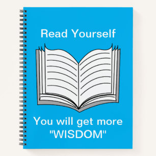 Lees jezelf Inspirerend Notitieboek