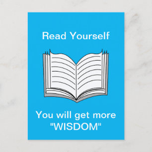 Lees Jezelf Inspirerende Spreuk Briefkaart