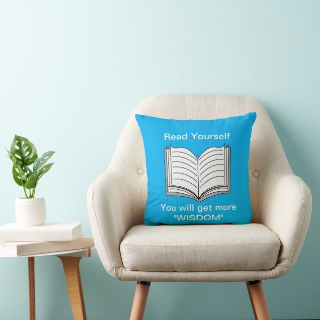 Lees Jezelf Inspirerende Spreuk Kussen (Stoel)