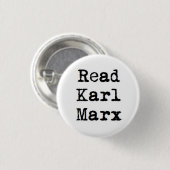 Lees Karl Marx Ronde Button 3,2 Cm (Voorkant /achterkant)