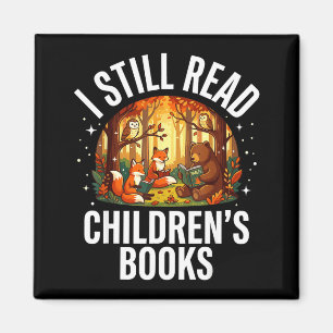 Lees kinderboeken - bosdier uil boek magneet