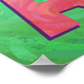 LEES kleurrijk Poster (Hoek)