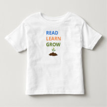 Lees, Leer, Groei Peuter T-Shirt