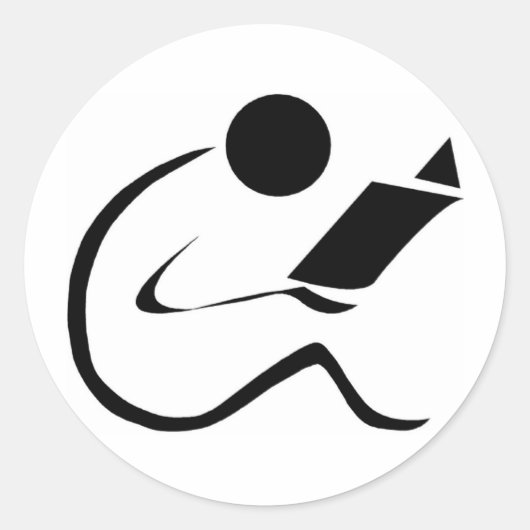 Lees, lees, lees Sticker (Voorkant)