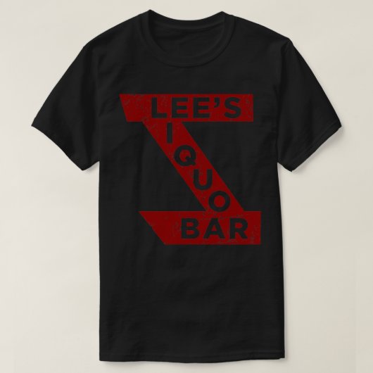 Lees Liquor Lounge T-shirt (Design voorkant)
