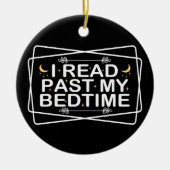Lees Lover, ik las mijn slaaptijd, grappige citaat Keramisch Ornament (Voorkant)