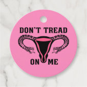 Lees me niet aan als feministe Pro Choice Bedankjes Labels (Voorkant)