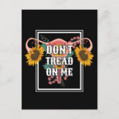 Lees me niet aan als feministe Pro Choice Briefkaart (Voorkant)