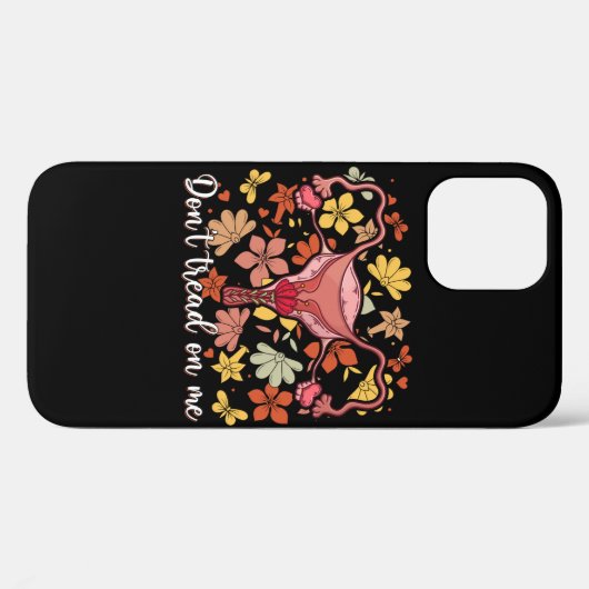 Lees me niet aan als feministe Pro Choice Case-Mate iPhone Case (Achterkant (horizontaal))